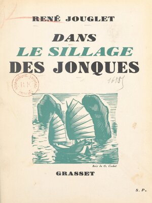 cover image of Dans le sillage des jonques